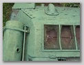 Вид сверху на заднюю-правую часть кормы танка