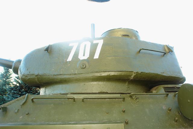 Башня танка, вид слева