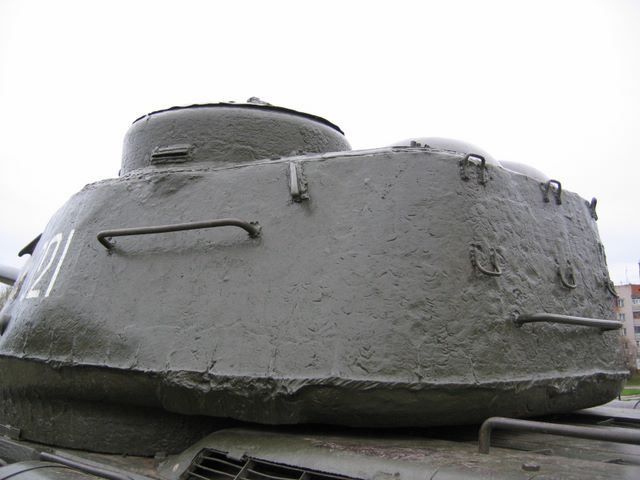 Башня танка, вид сзади-слева